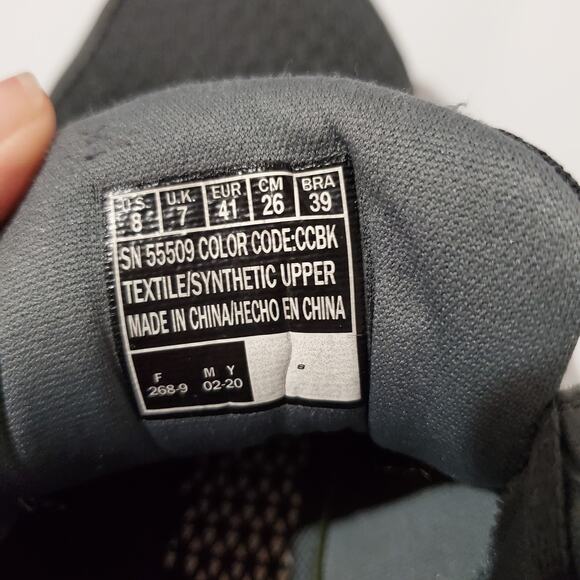 Skechers GO Walk Qualify Goga Mat Mesh Charcoal Black Sneakers Mens Size 8 Shoes - Picture 12 of 12